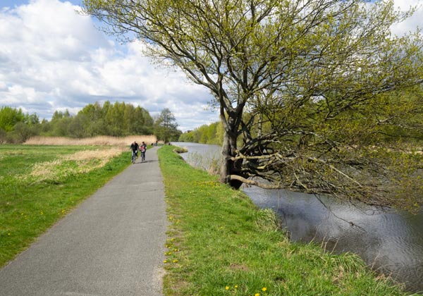 Radfahren an der Aller